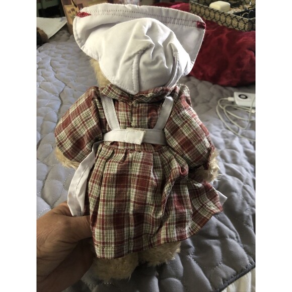 Terry's Village Nurse Bear Plush Stuffed Brown Bear Toy Animal - Picture 3 of 5